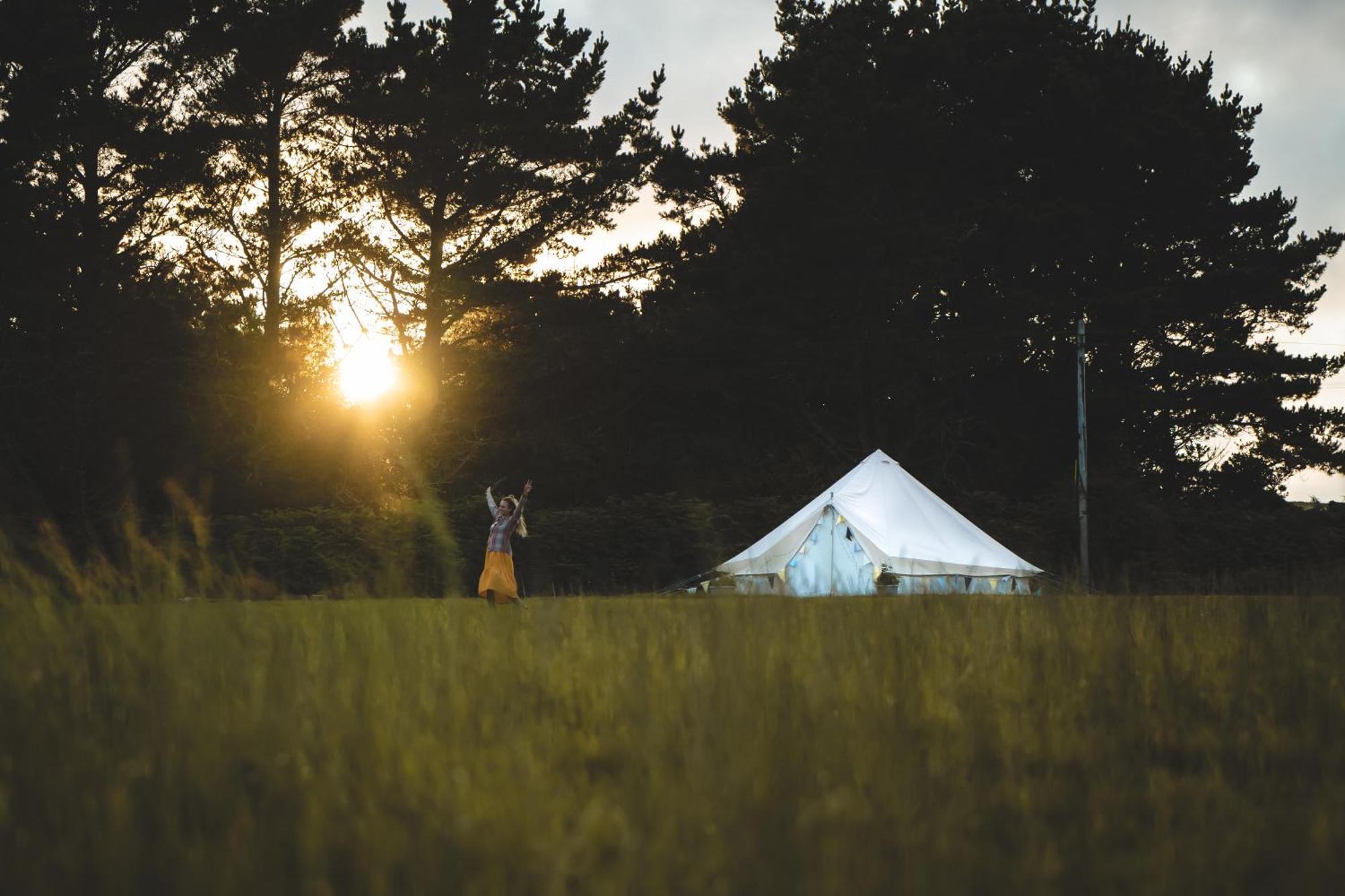 Trevena Cross Glamping & Camping 헬스턴 외부 사진