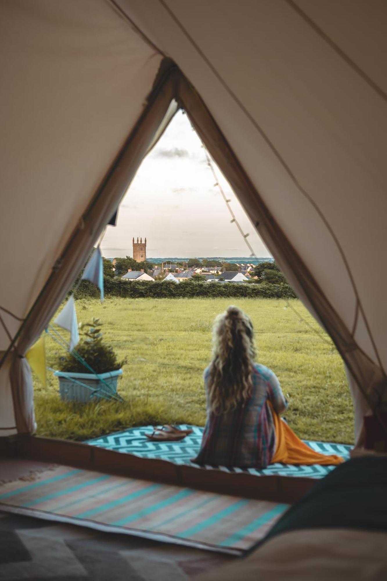 Trevena Cross Glamping & Camping 헬스턴 외부 사진