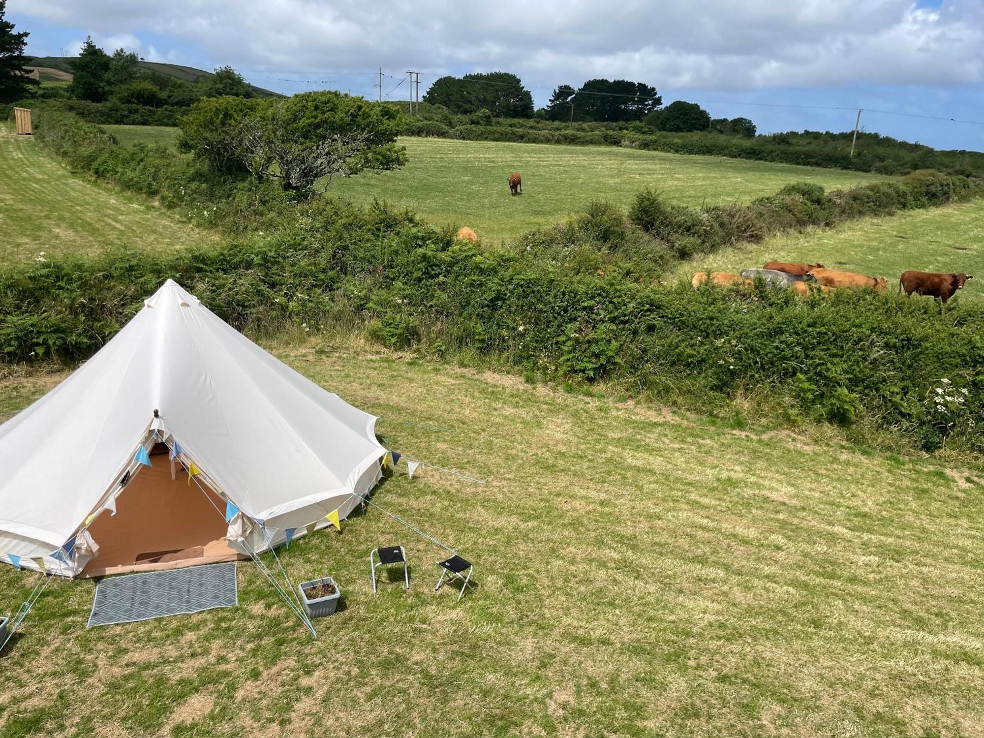 Trevena Cross Glamping & Camping 헬스턴 외부 사진